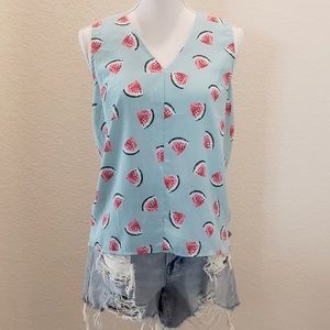 Everly Watermelon Print Tank